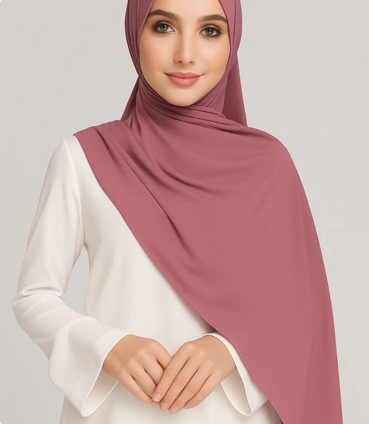 Premium georgette - dark pink  - 99