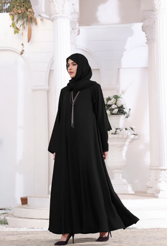 Layal - Night (BLACK MAXI ABAYA)