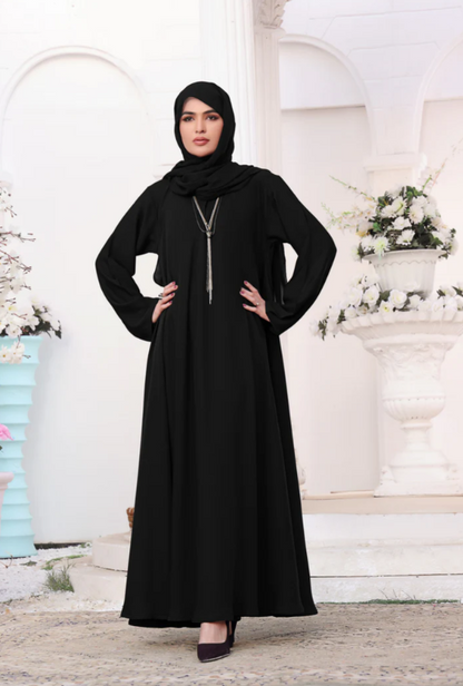 Layal - Night (BLACK MAXI ABAYA)