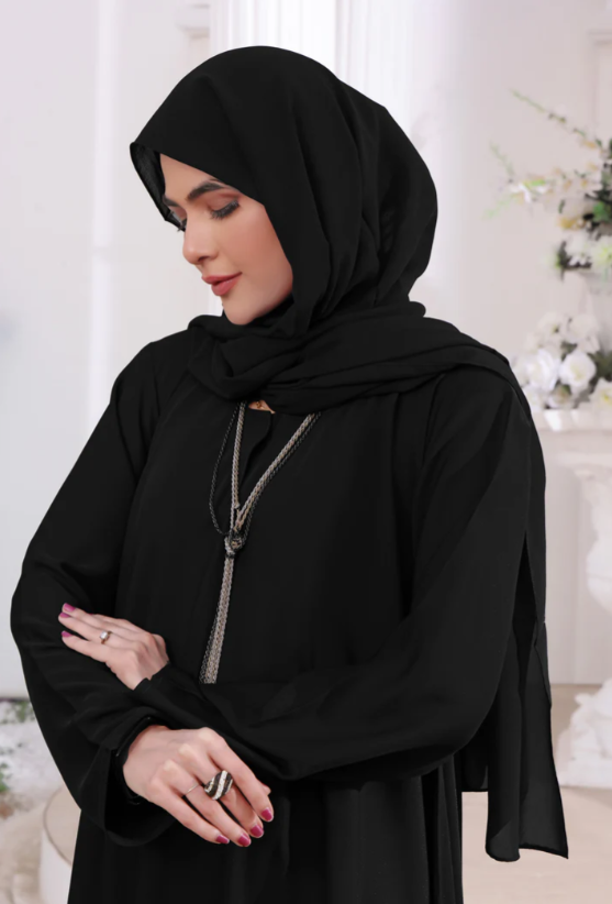 Layal - Night (BLACK MAXI ABAYA)
