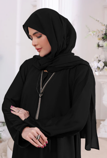 Layal - Night (BLACK MAXI ABAYA)