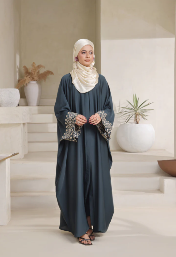 Teal Abaya