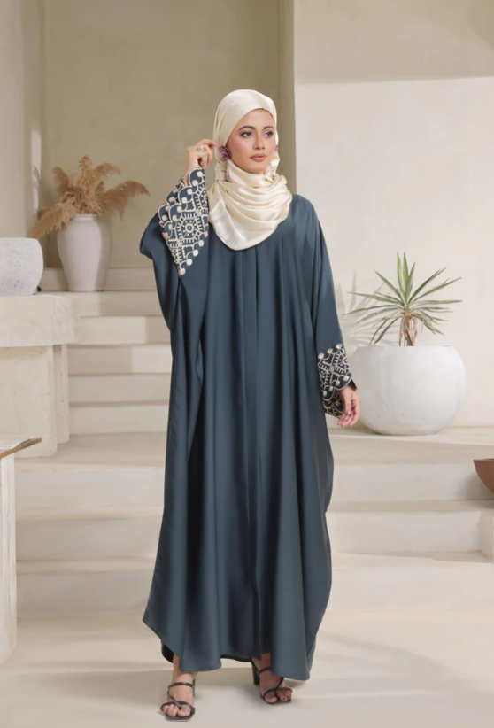 Teal Abaya