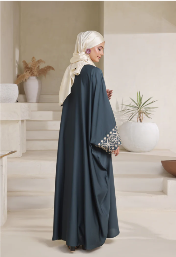 Teal Abaya