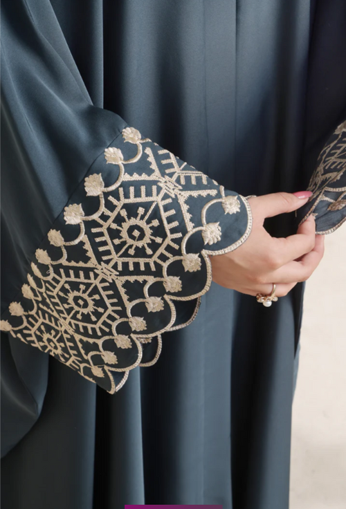 Teal Abaya