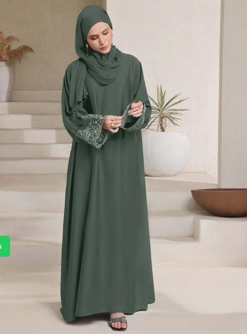 Amara Embriodery Abaya