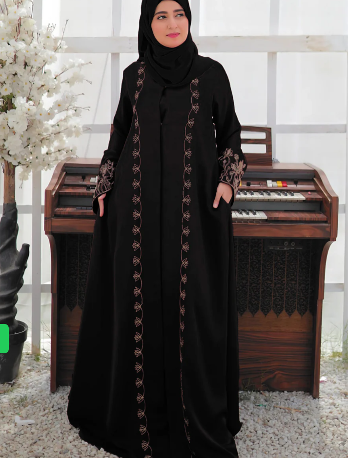 Nawal Embroidered Abaya