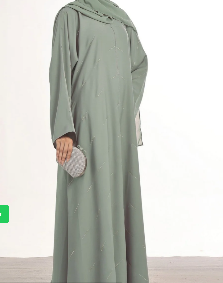 Sage Glow Abaya