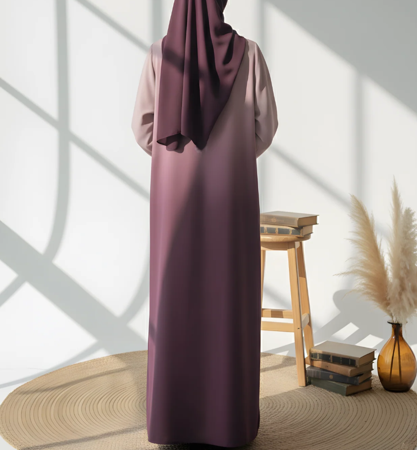 UJ™ Royal Blush Maxi Abaya | UmmeJannah