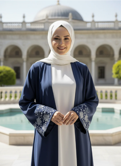 Layali Navy Abaya