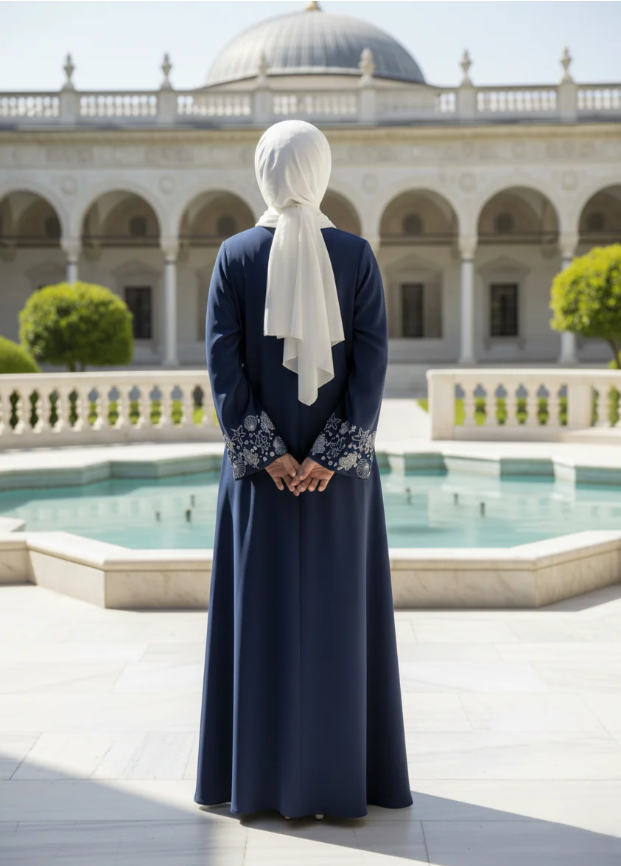 Layali Navy Abaya