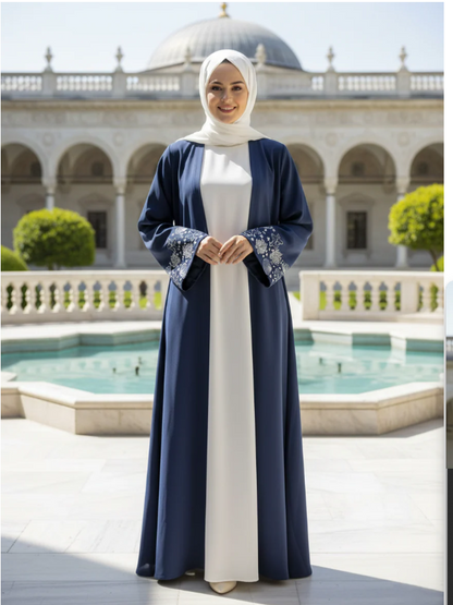 Layali Navy Abaya
