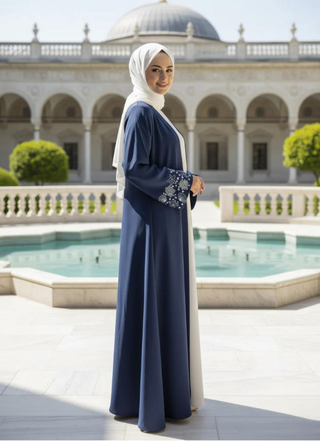 Layali Navy Abaya