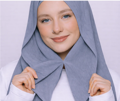 Magnetischer Instant Crinkle Hijab von UJ - 3ER-SET - PAK