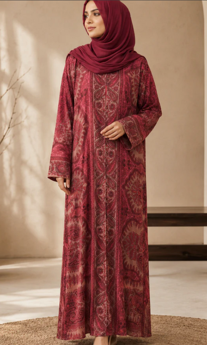 Taupefarbene Abaya