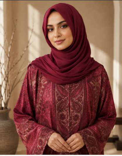 Taupefarbene Abaya