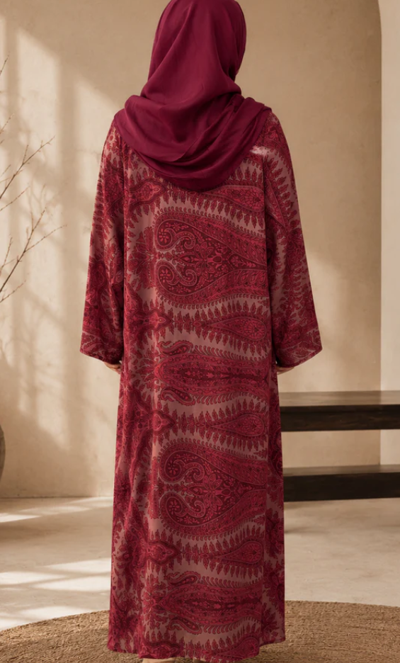 Taupefarbene Abaya