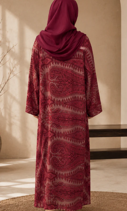 Taupefarbene Abaya