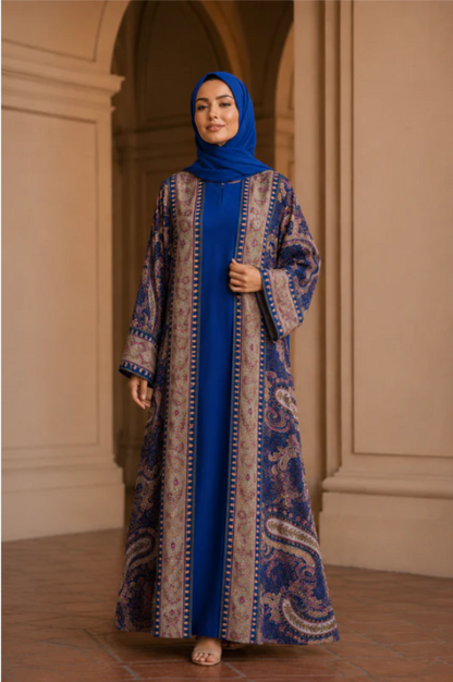 Royal Blue Abaya