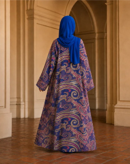 Royal Blue Abaya