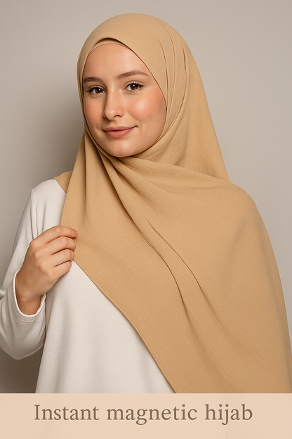 UJ™ Magnetic Crinkle Hijab Bundle of 3 UK | UmmeJannah