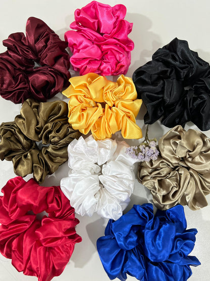 SCRUNCHIE PACK OF 10 (Multi-colors) - Hair styling accessories