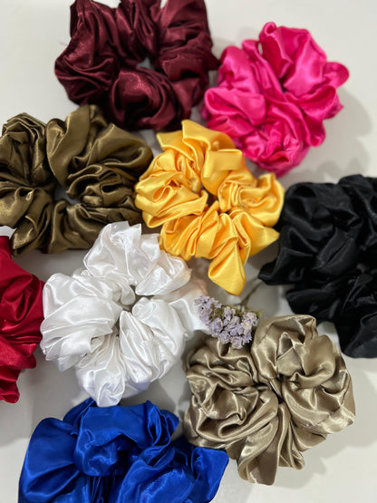 SCRUNCHIE PACK OF 10 (Multi-colors) - Hair styling accessories