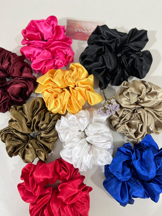 SCRUNCHIE PACK OF 10 (Multi-colors) - Hair styling accessories
