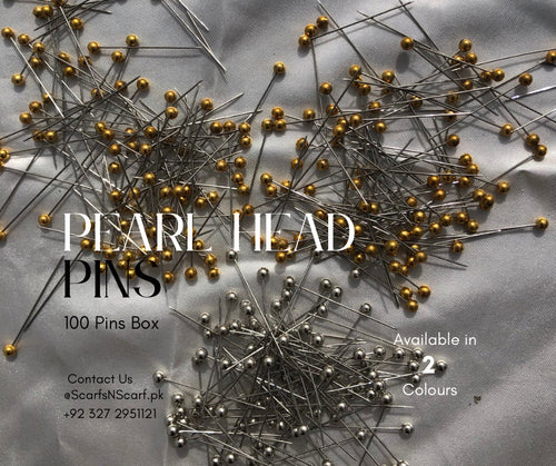 Pearl Head Pins Box - Mix Colors